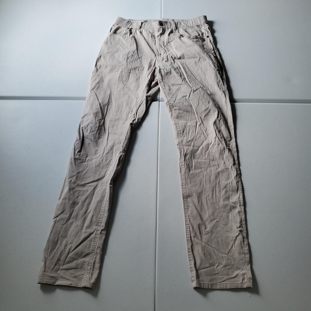 Marine Layer Pants Mens 32x34 Khaki Breeze Slim Straight Fit Casual Chino